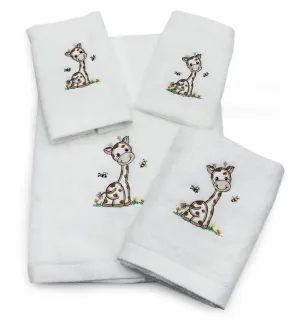 Children's Jerry Giraffe Cotton Towels