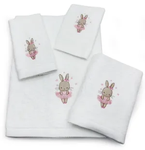 Children's Margot Rabbit Cotton Towels