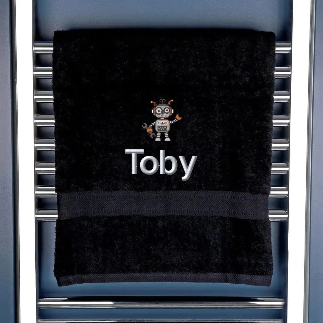 Children's Robot Bath Towel