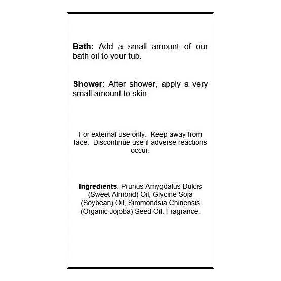 Cinnamon Candies Bath Oil