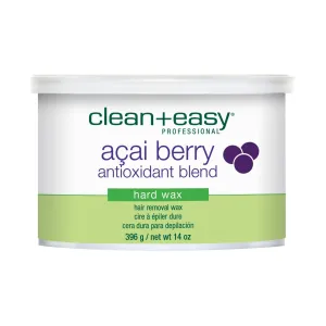Clean   Easy Hard Wax, Acai Berry Antioxidant Blend, 14 oz