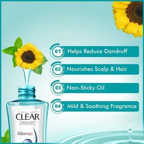 Clear Active Care Anti-Dandruff Nourishing Hair Oil - 150 ml