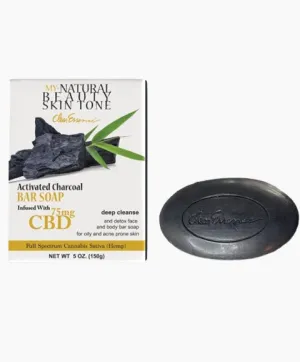 Clear Essence My Natural Beauty Skin Tone Activated Charcoal Bar Soap