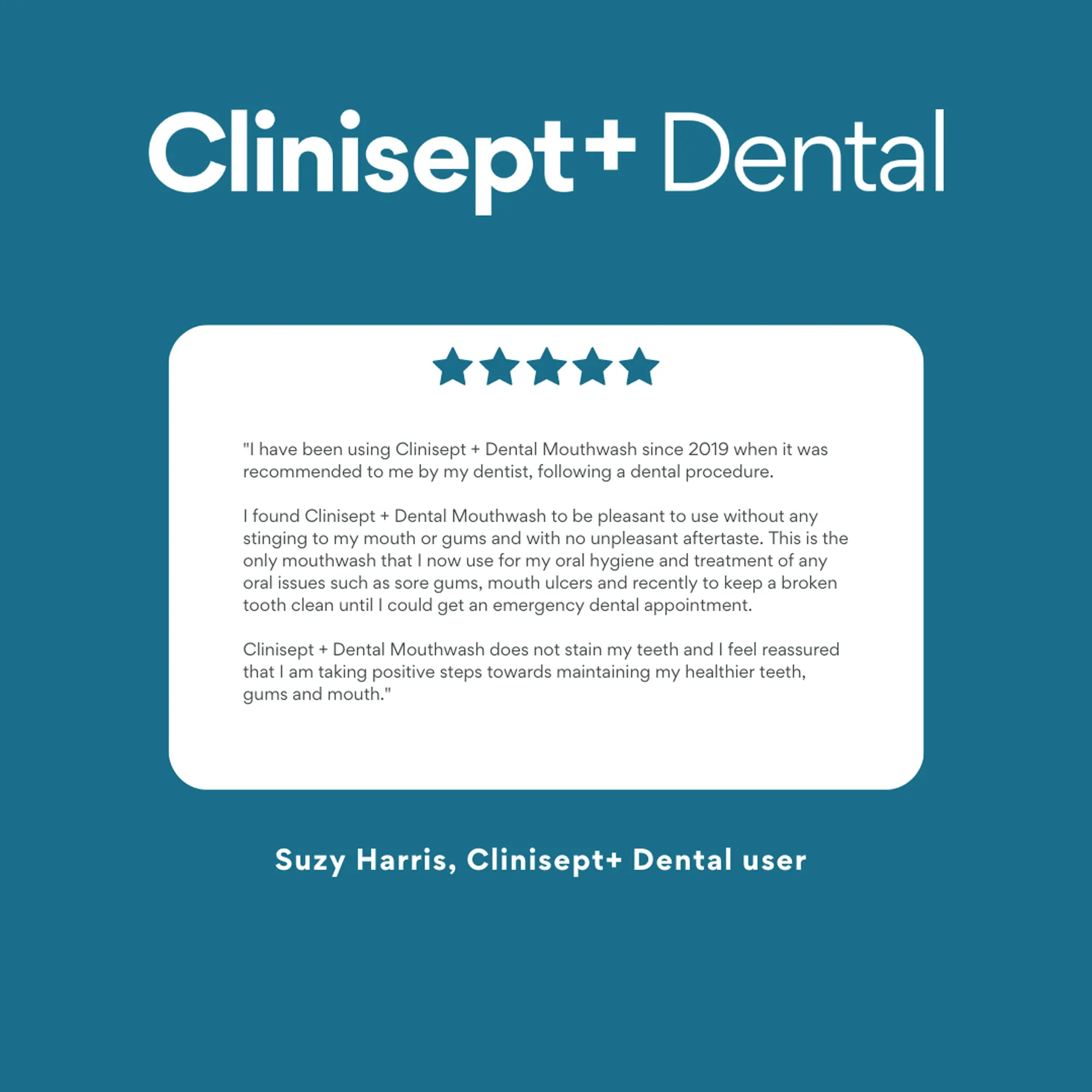 Clinisept  Dental Mouthwash - 600ml Bottle (For Professional Use)