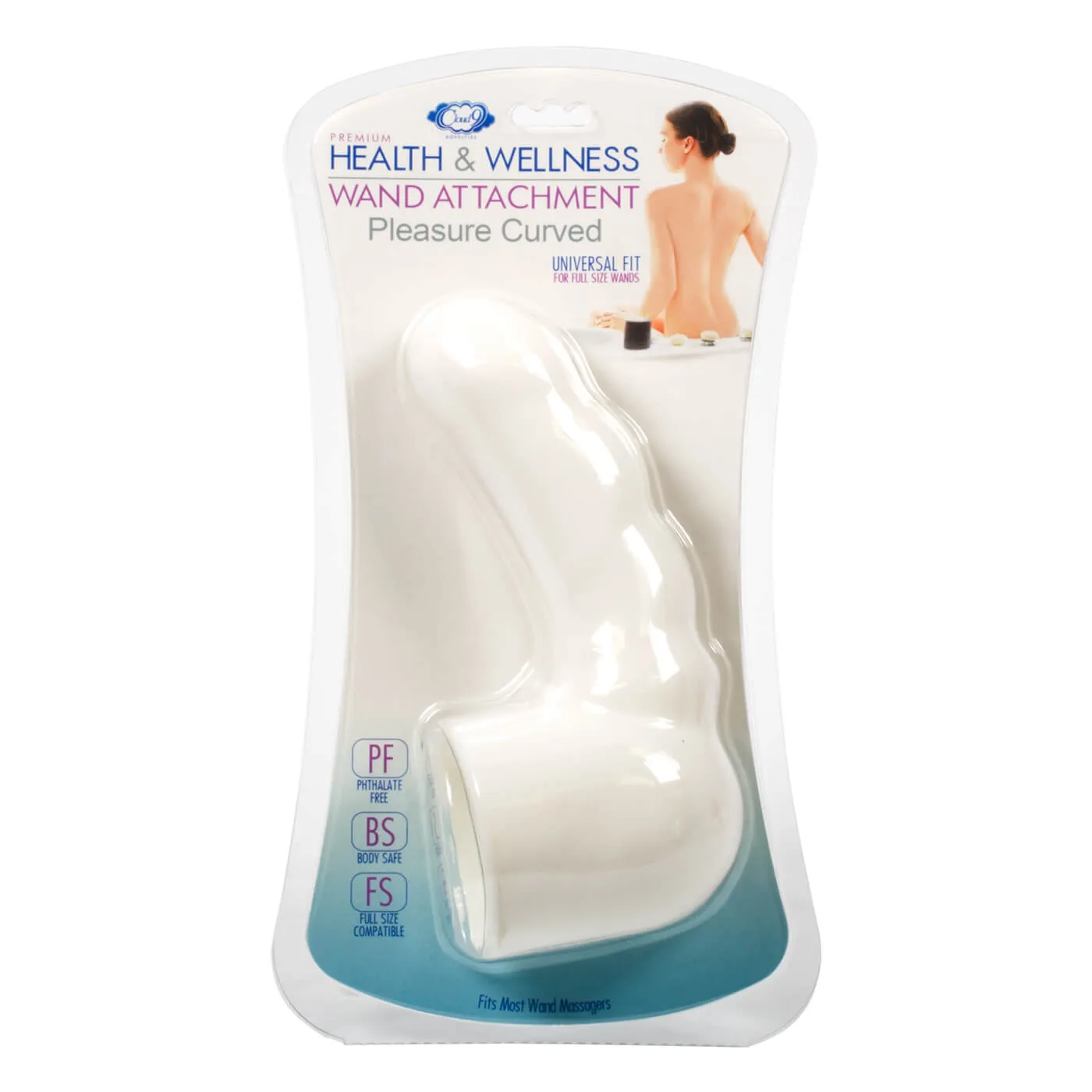 Cloud 9 Full Size Curved Wand Attachment Ergonomic Sex Toy Accessories