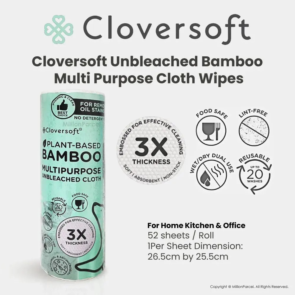 Cloversoft Wet Wipes | Hand Wash | Cloth Wipes | Baby Wipes | Clear Stock