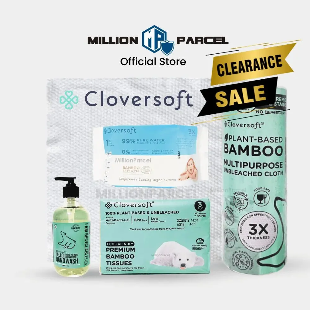 Cloversoft Wet Wipes | Hand Wash | Cloth Wipes | Baby Wipes | Clear Stock