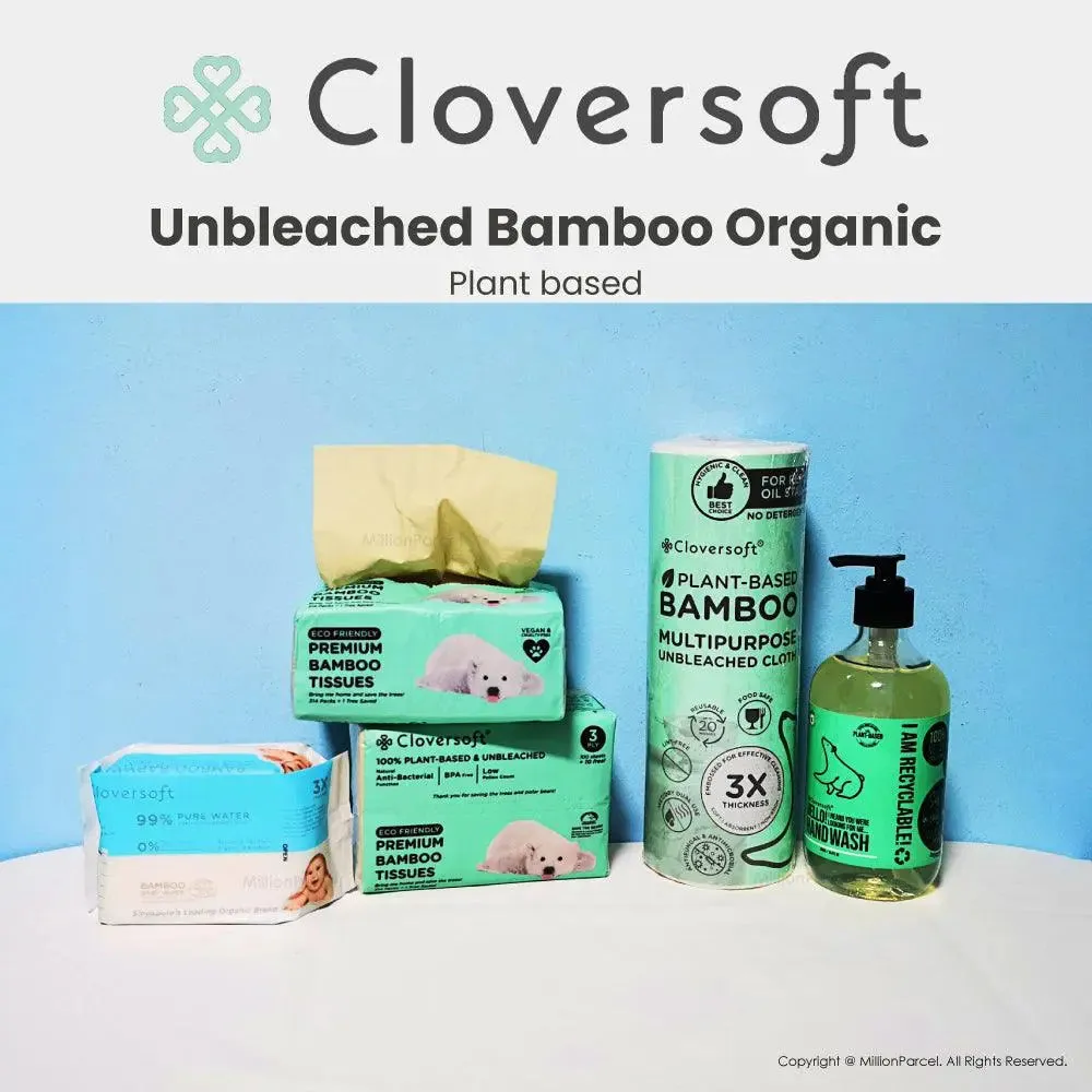 Cloversoft Wet Wipes | Hand Wash | Cloth Wipes | Baby Wipes | Clear Stock