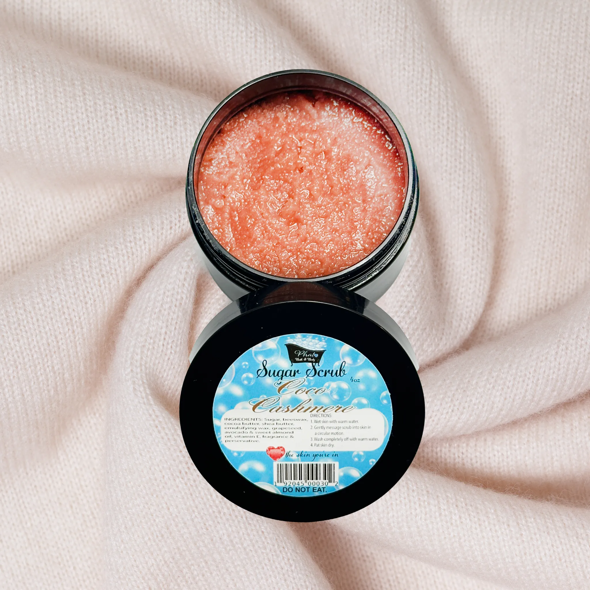 Coco Cashmere Whipped Shea Sugar Scrub Cocoa Butter 4 oz