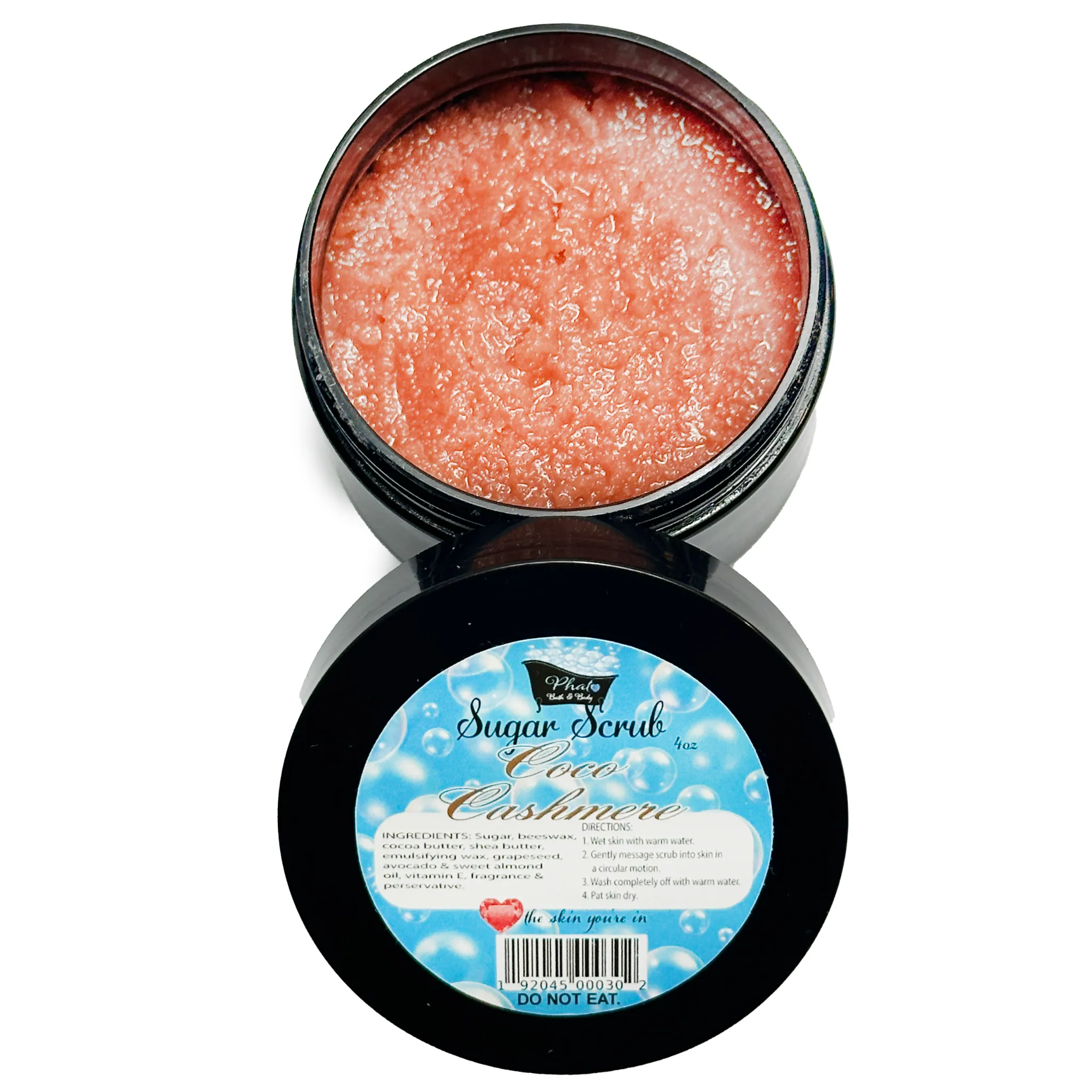 Coco Cashmere Whipped Shea Sugar Scrub Cocoa Butter 4 oz