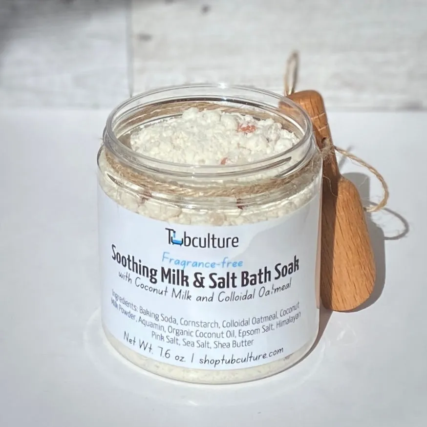 Coconut Milk and Salt Bath Soak