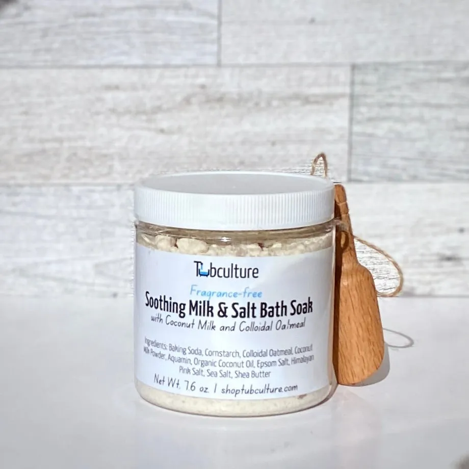 Coconut Milk and Salt Bath Soak