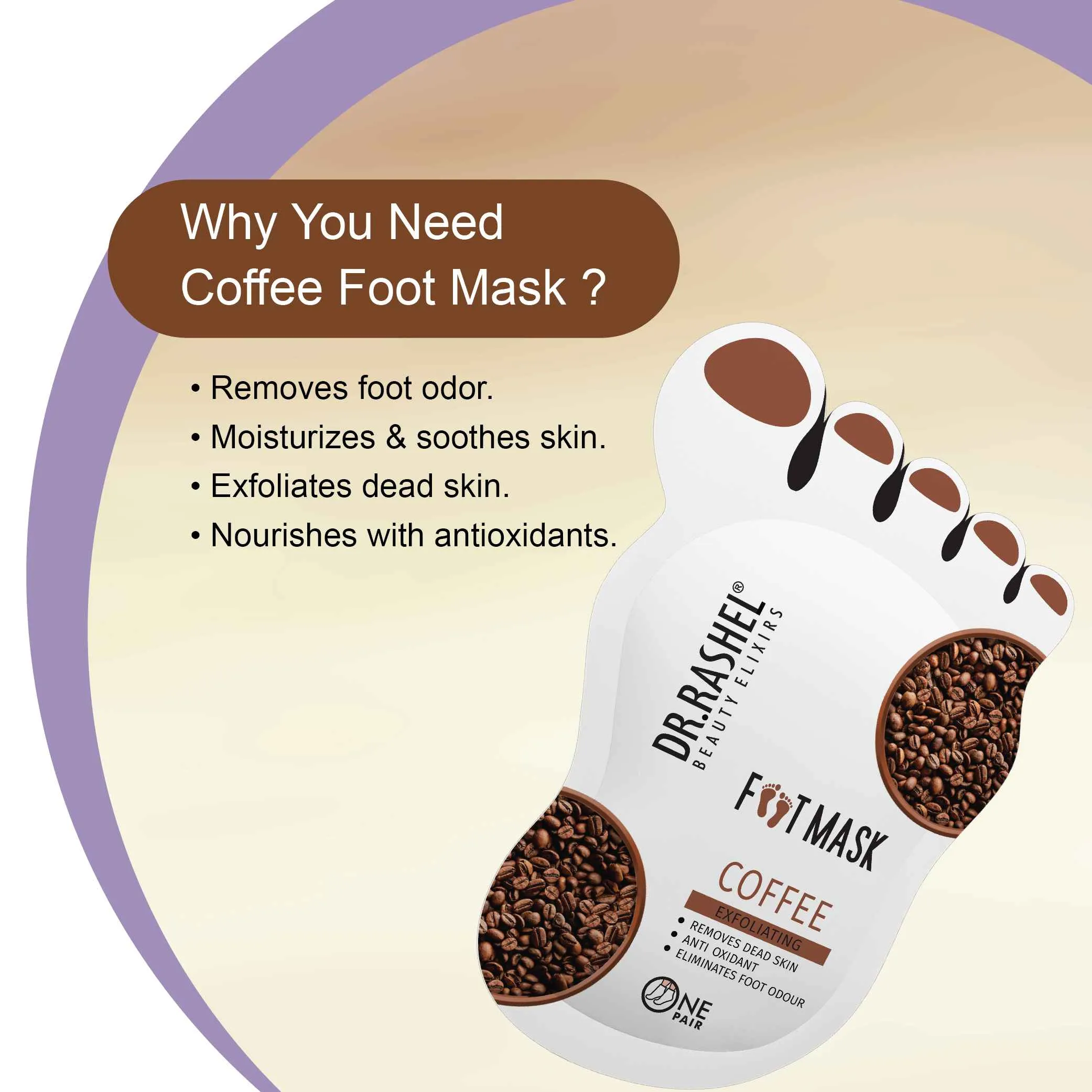 Coffee Foot mask
