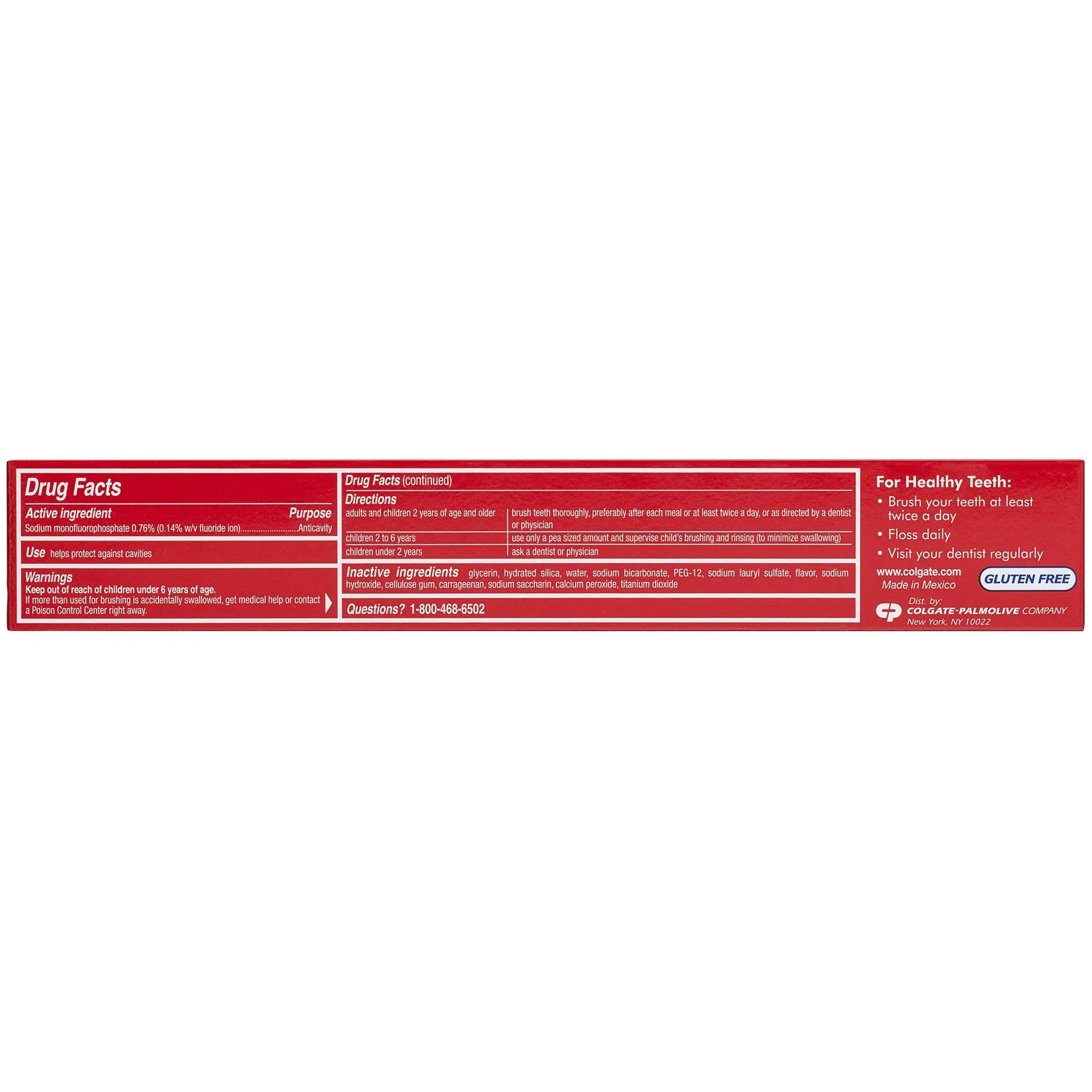 Colgate Baking Soda and Peroxide Whitening Toothpaste - 6 Ounce (Pack of 2)