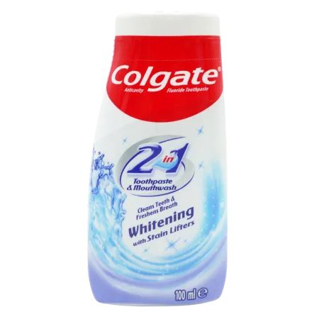 Colgate Whitening 2-in-1 Toothpaste & Mouthwash - 100ml