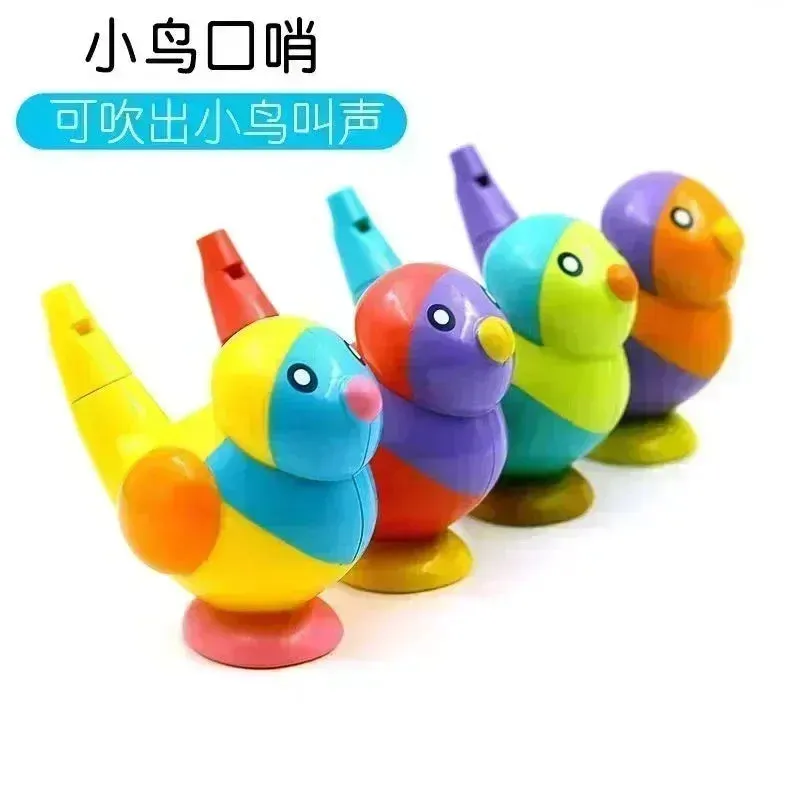 Coloured Drawing Water Bird Whistle Bathtime Musical Toy for Kid Early Learning Educational Children Gift Toy Musical Instrument