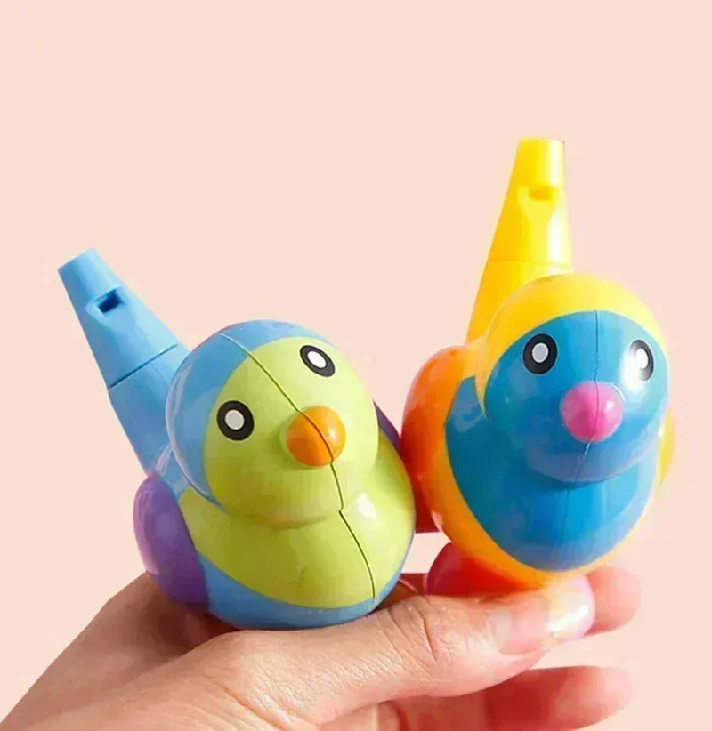 Coloured Drawing Water Bird Whistle Bathtime Musical Toy for Kid Early Learning Educational Children Gift Toy Musical Instrument
