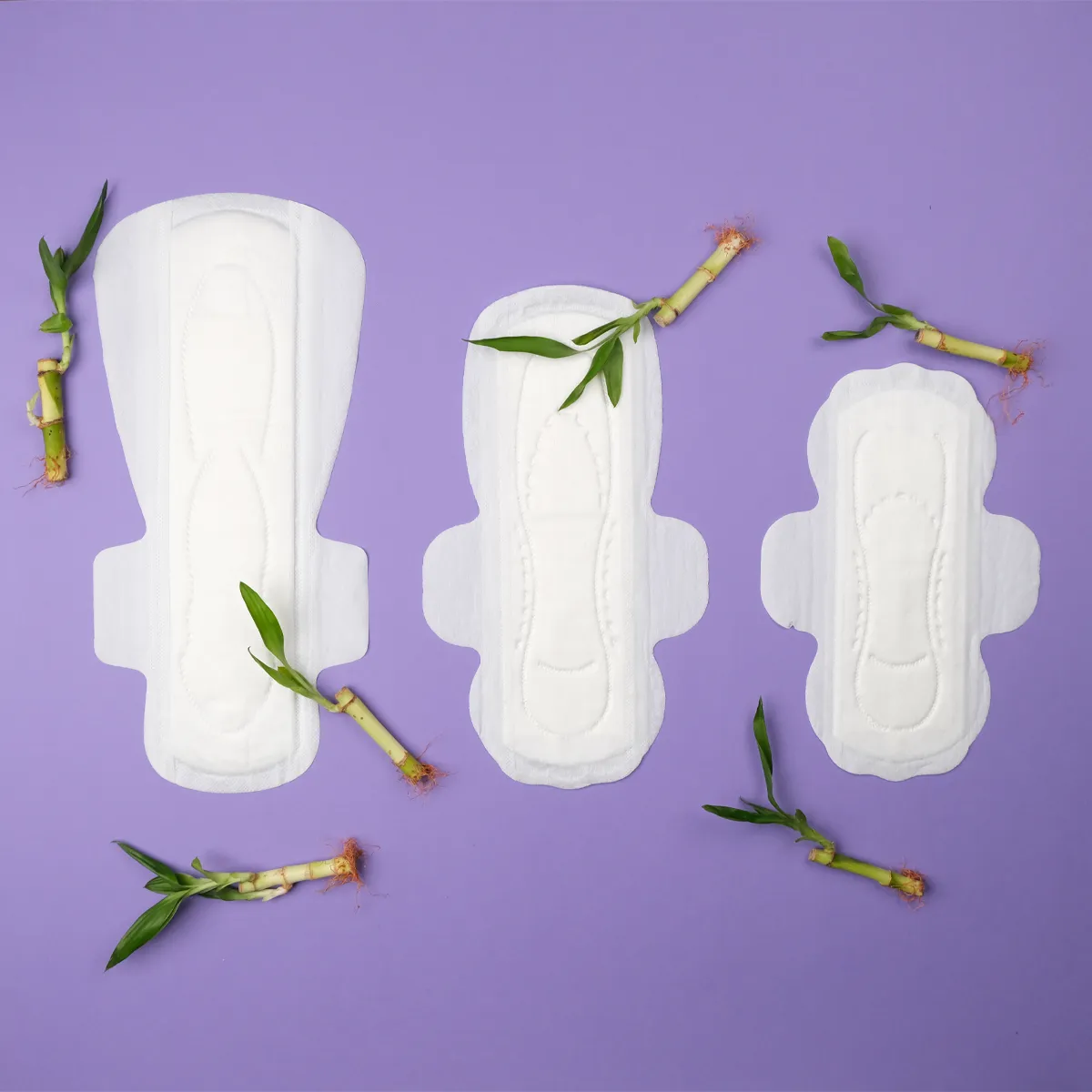 COMBOs Bamboo Fiber Biodegradable Sanitary Pads - 12 Pads