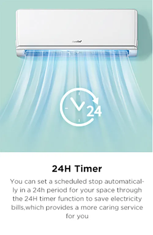 Comfee Air Conditioner Heating /Cooling Installation Fee Included Alpha Inverter Split AC 24H Timer 4-IN-1