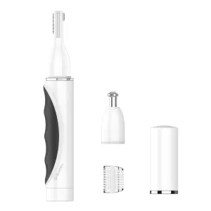 Conair GIRLBOMB Nose Hair Trimmer for Women, Face Hair Removal for Women, Battery Operated, Packaging May Vary