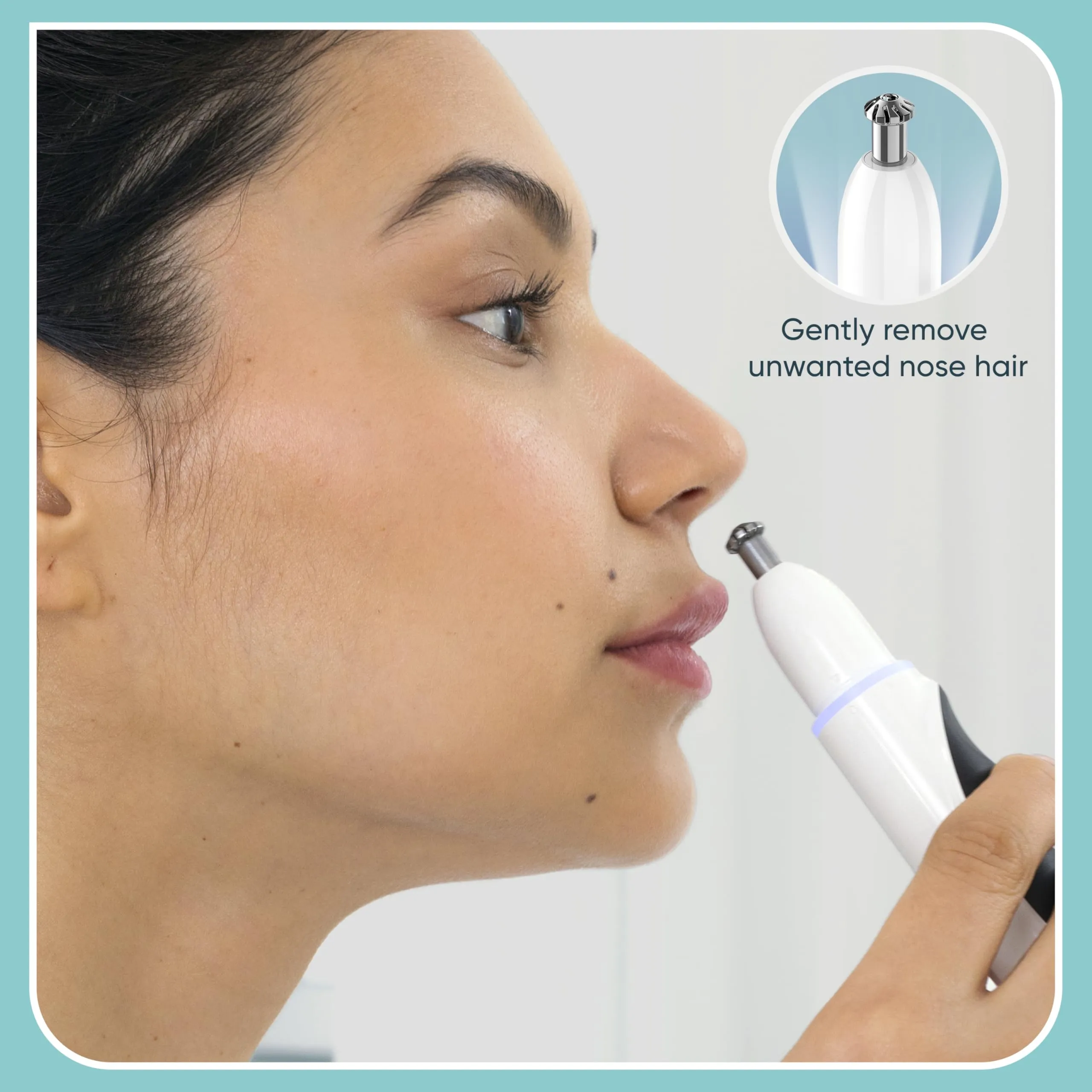 Conair GIRLBOMB Nose Hair Trimmer for Women, Face Hair Removal for Women, Battery Operated, Packaging May Vary