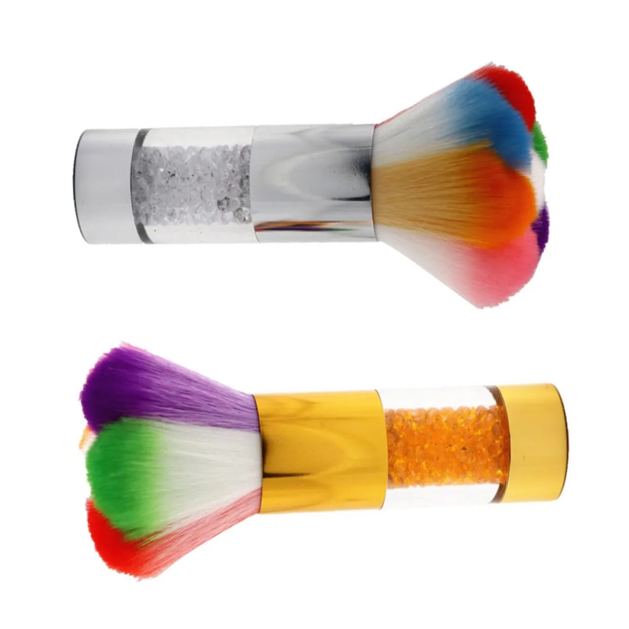 Cosmetic Blusher Short Handle Loose Powder Brush Nail Cleaning Brush Set