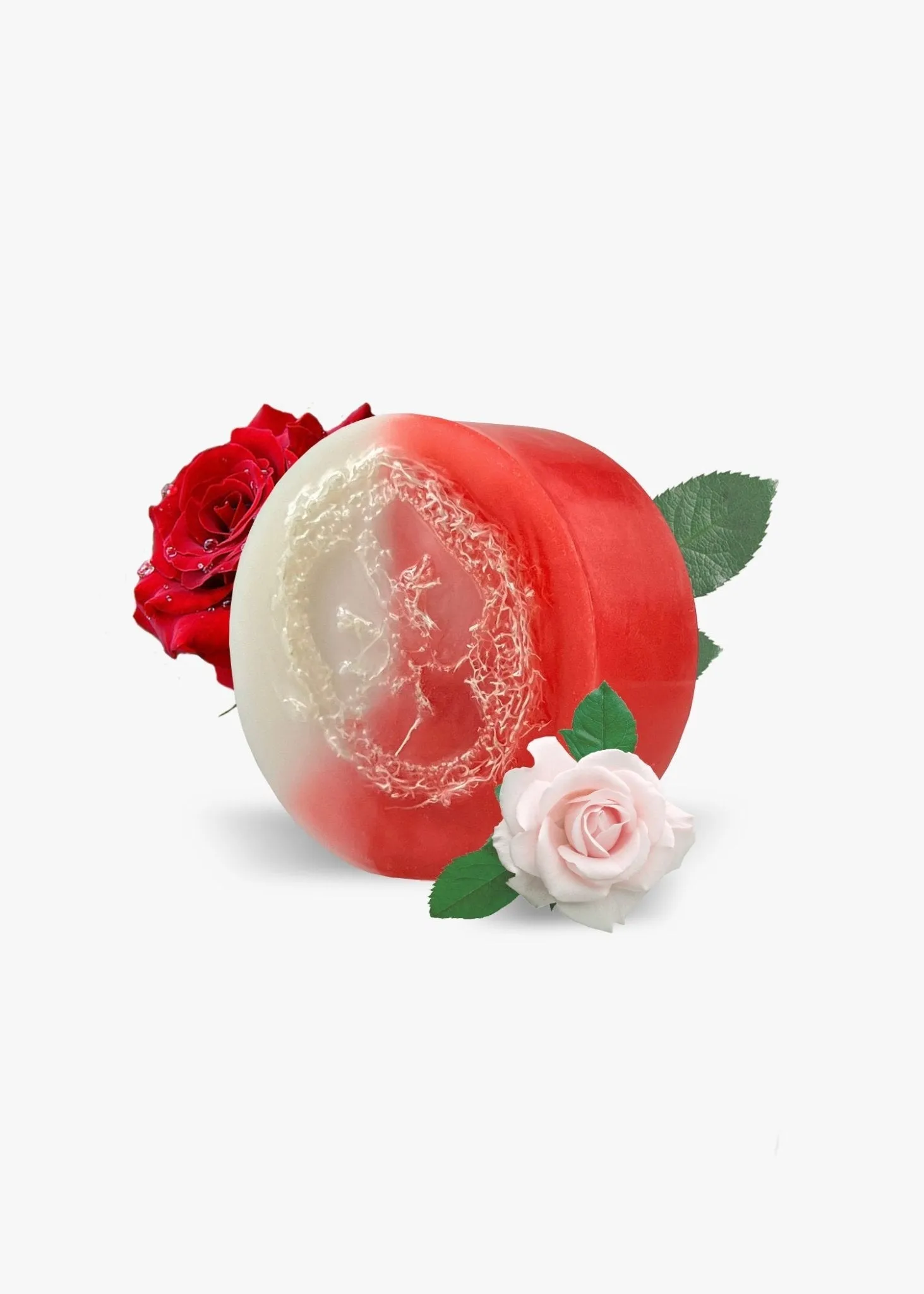 Creamy Rose Loofah Soap