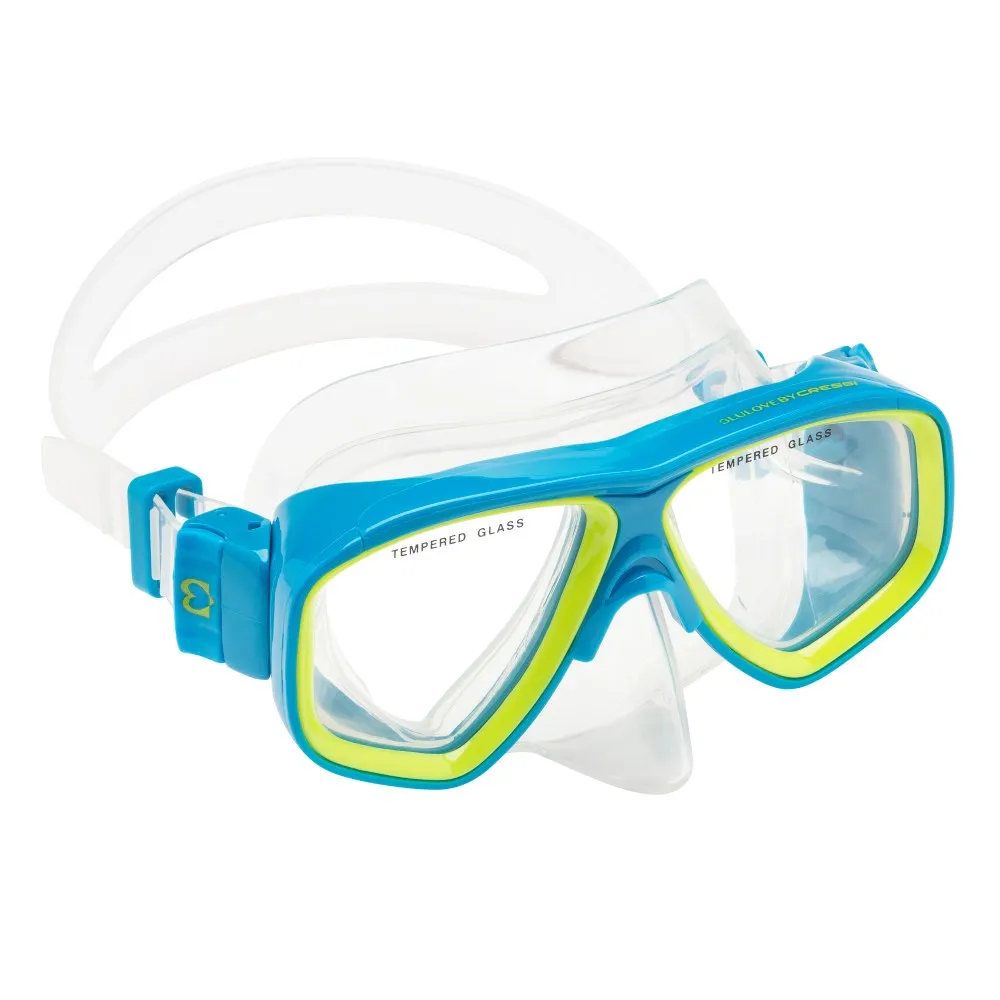 Cressi Rocks Junior Snorkeling Set Blue/Lime