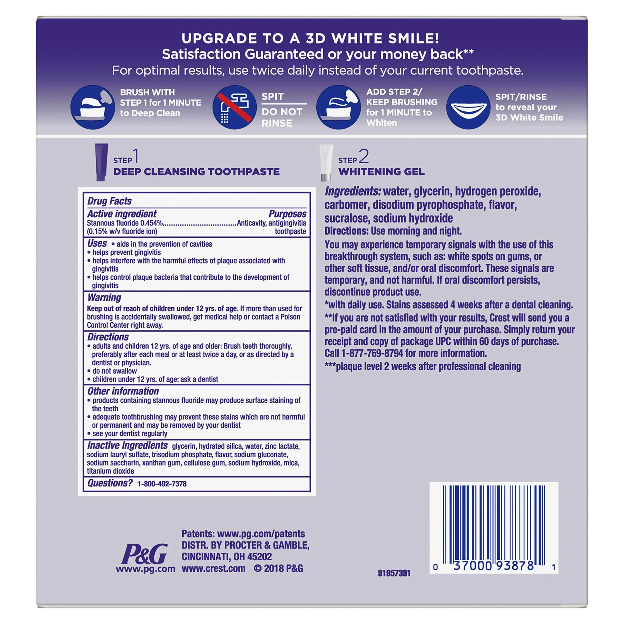 Crest 3D White Brilliance Whitening Kit