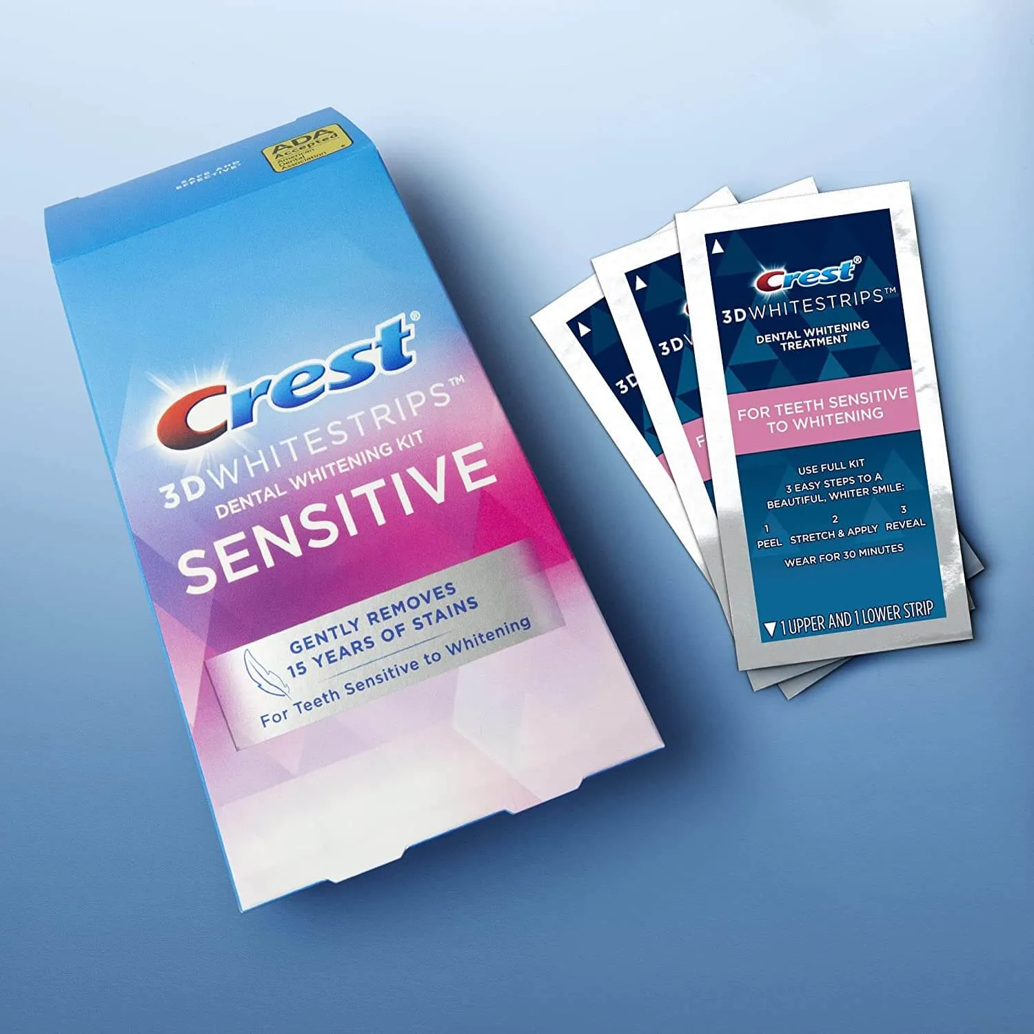 Crest 3D Whitestrips for Sensitive Teeth