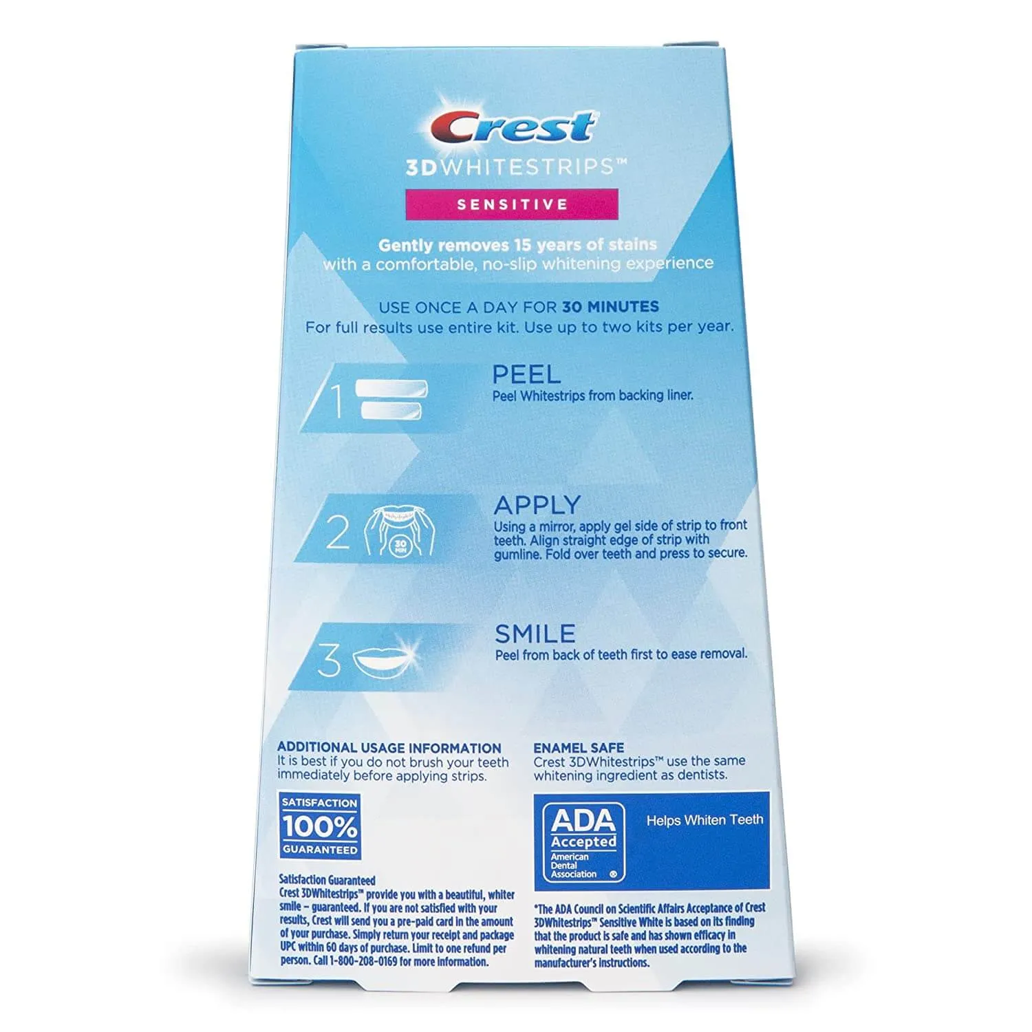 Crest 3D Whitestrips for Sensitive Teeth