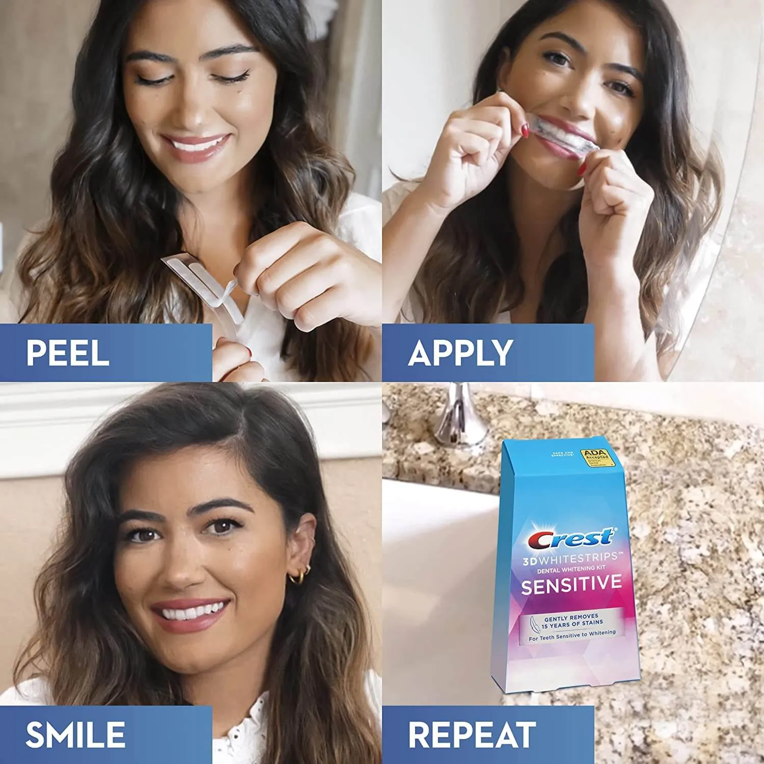 Crest 3D Whitestrips for Sensitive Teeth