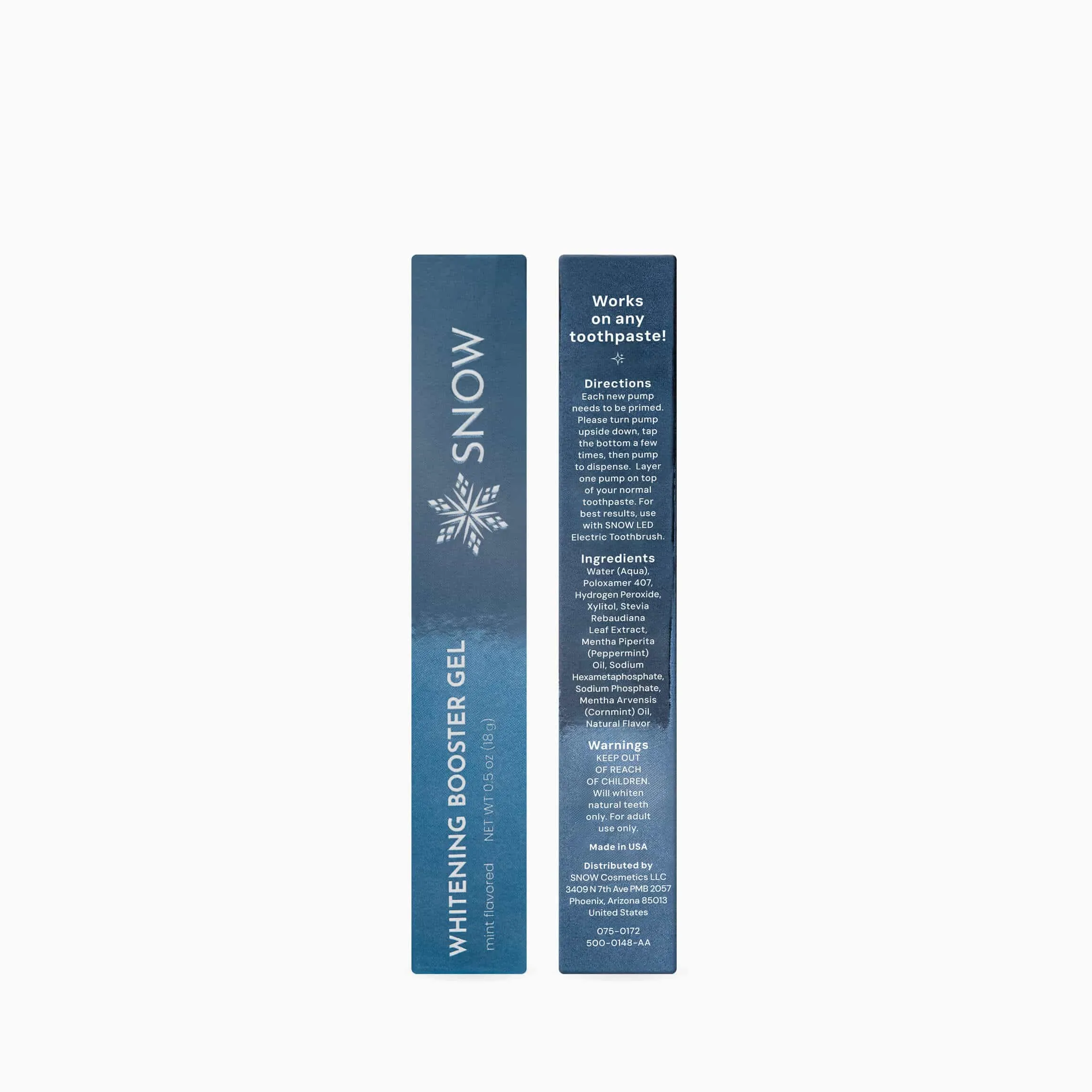 Daily Toothpaste Whitening Booster Gel - Add to Toothpaste for Instant Boost