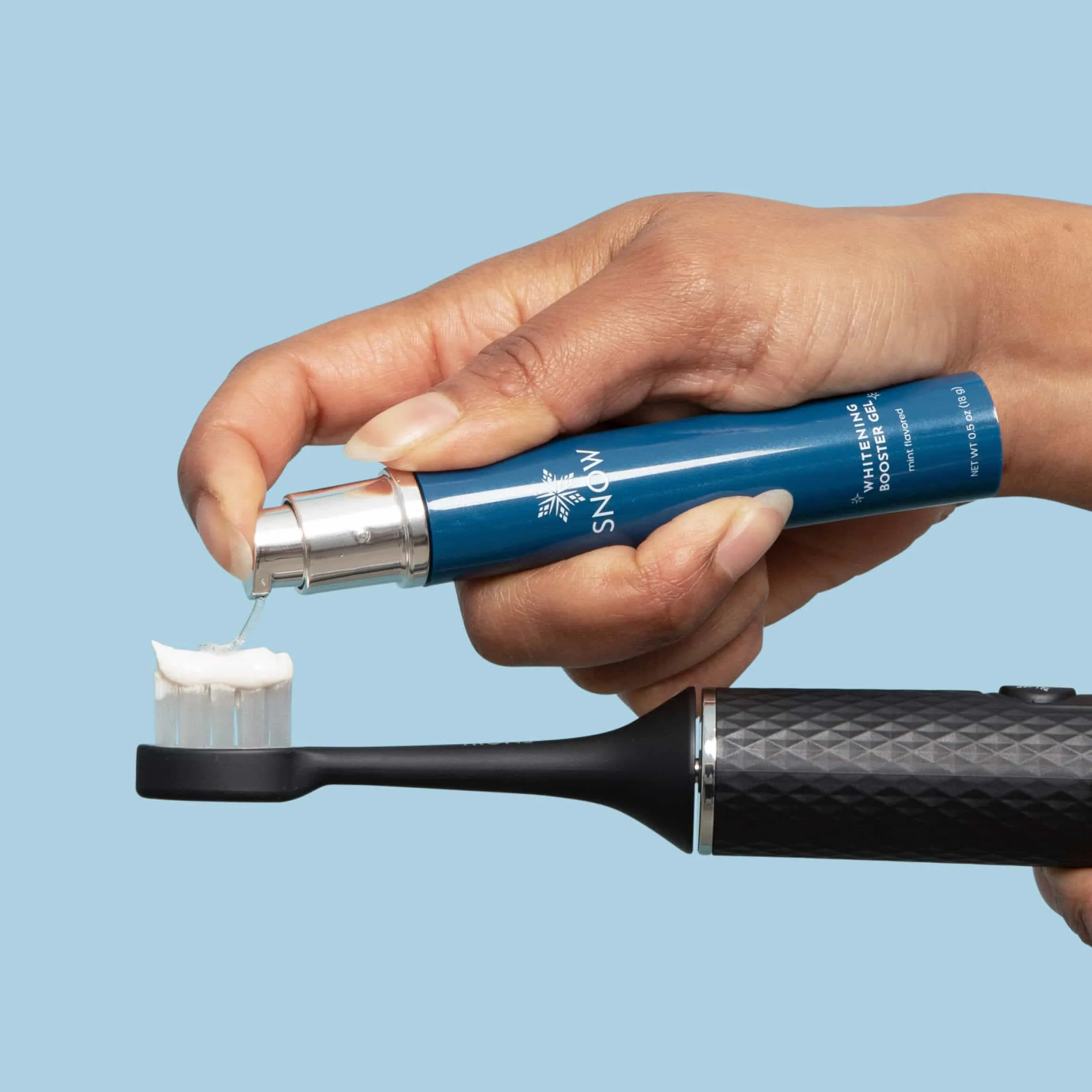 Daily Toothpaste Whitening Booster Gel - Add to Toothpaste for Instant Boost