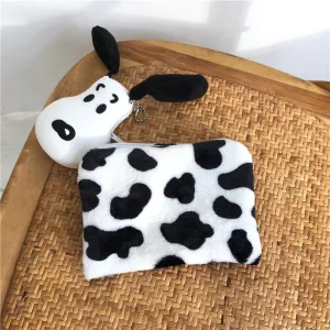 Dalmation Coin Pouch | Black and White Coin Wallet | Coin Purse | Sanitary Pad Holder | Gift for Her Birthday Gift | Christmas Gift