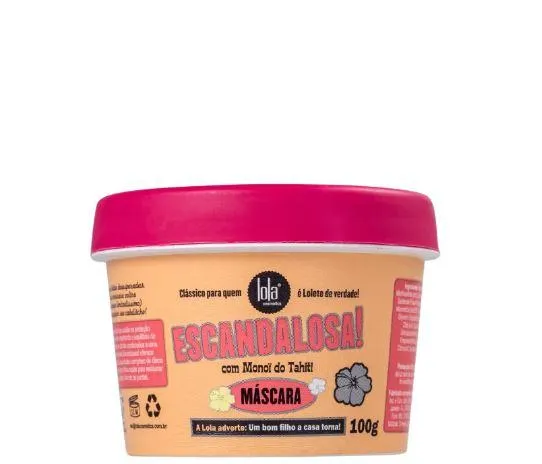 Damaged Hair Monoi Tahiti Scandalous! Capillary Mask 100g - Lola Cosmetics