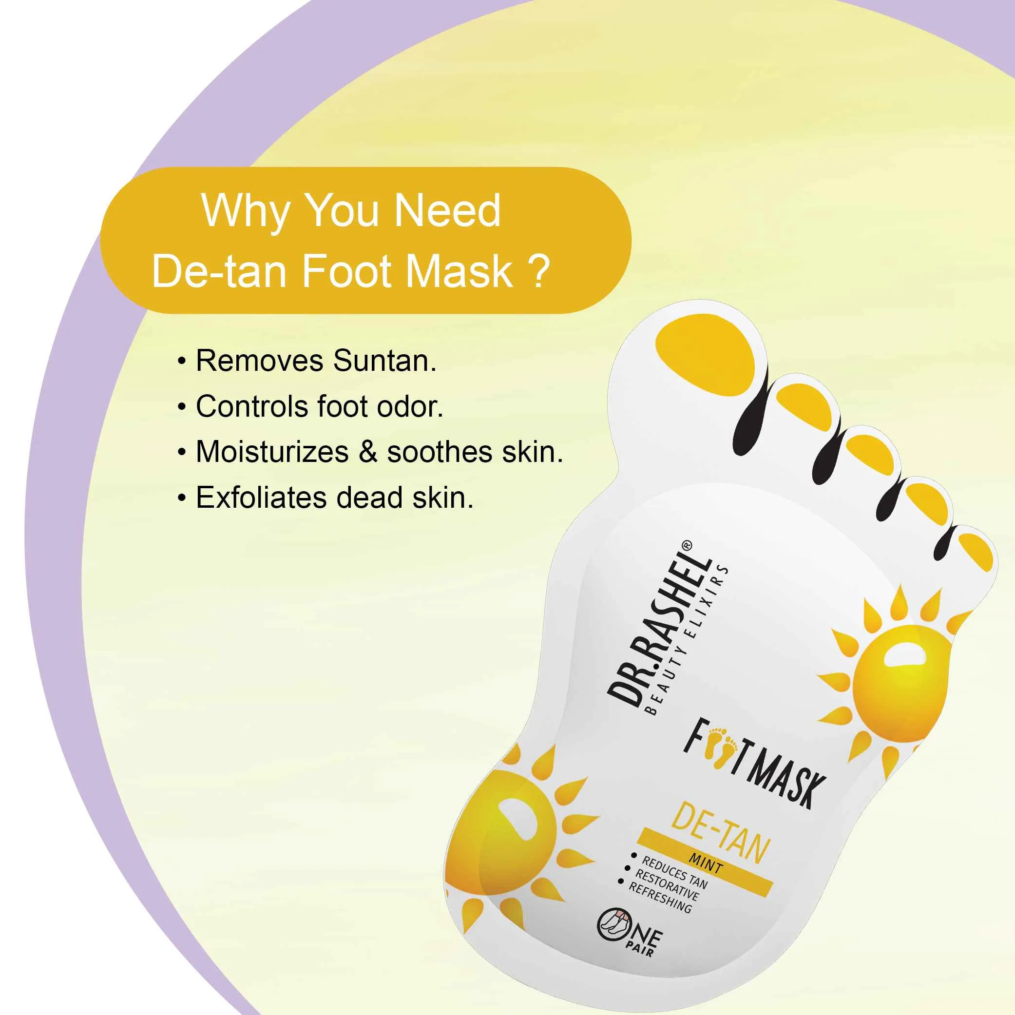 De-tan Foot mask