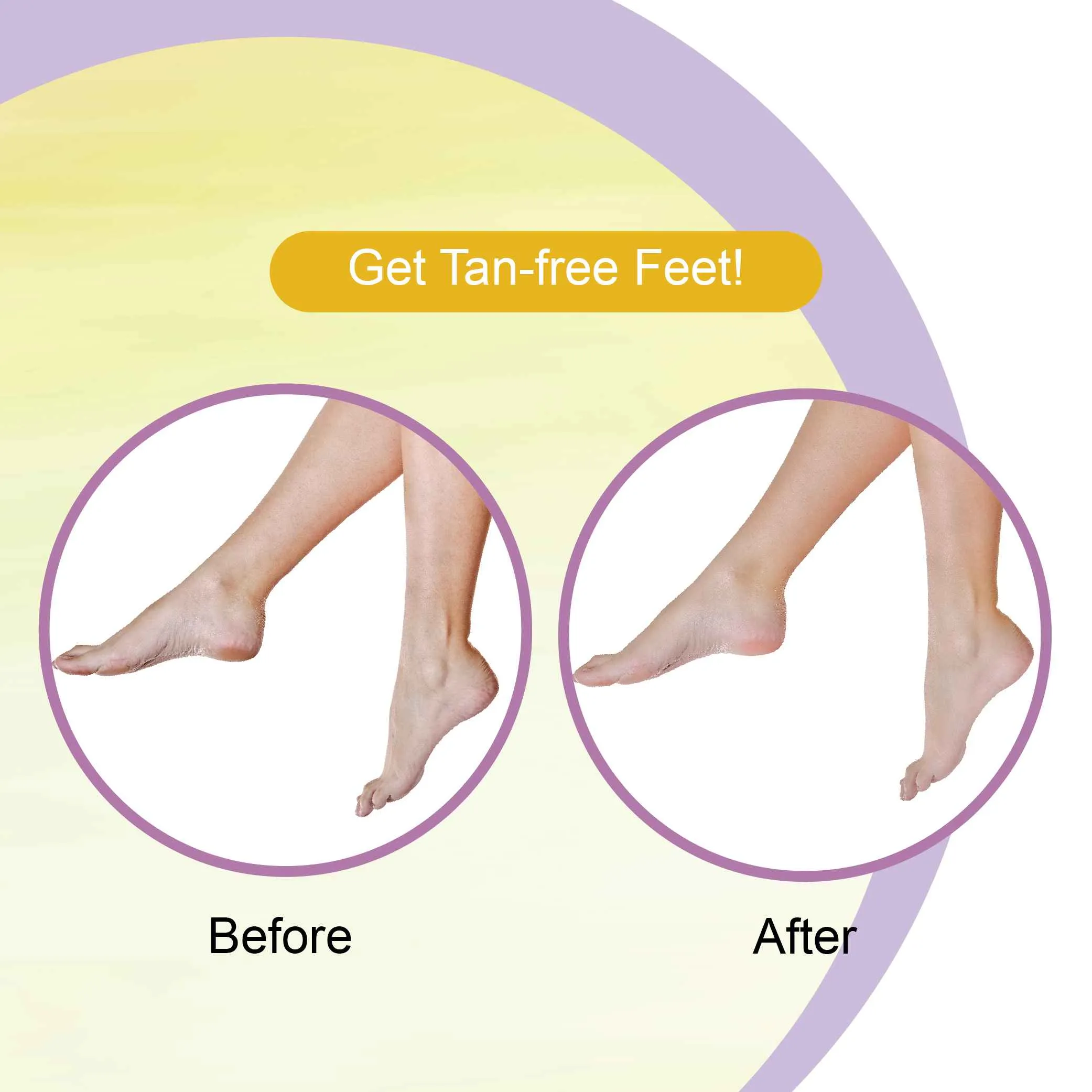 De-tan Foot mask