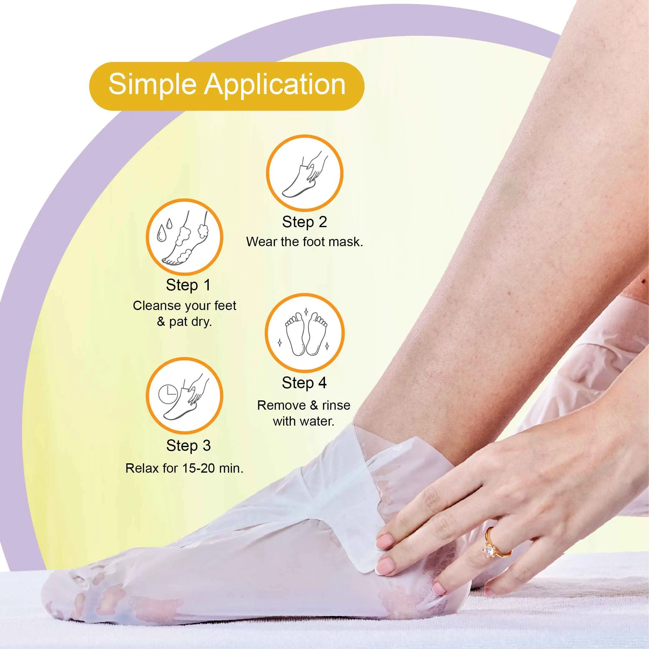 De-tan Foot mask