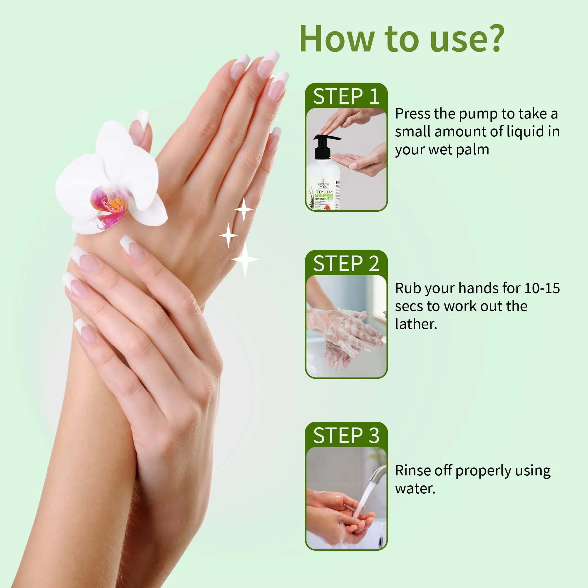 Deep Clean Gentle Hand Wash (Set of 2) (Net Qty -300 each)