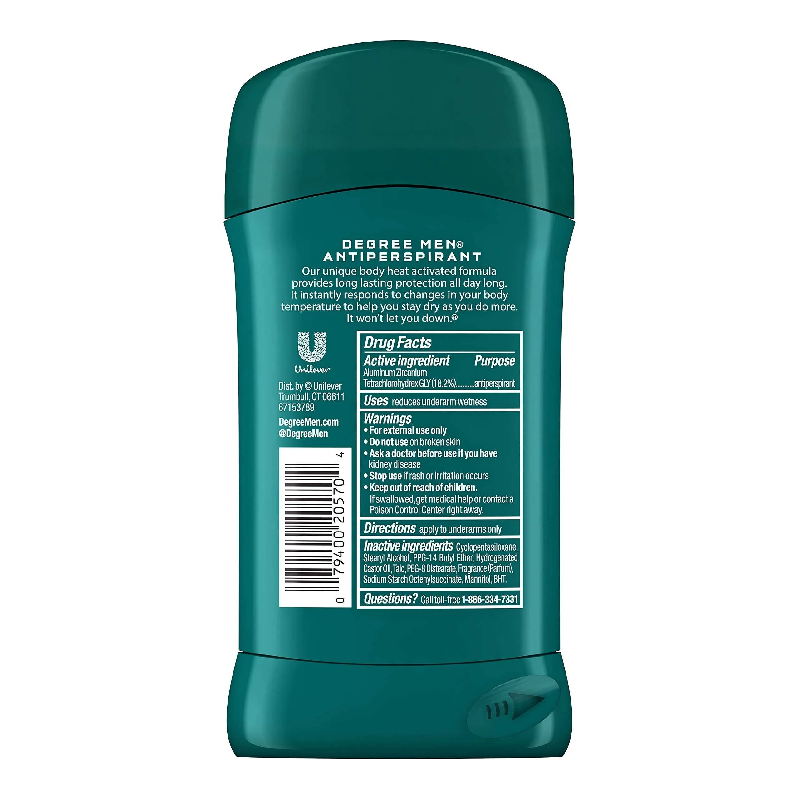 Degree Cool Comfort Antiperspirant Deodorant Stick - Men