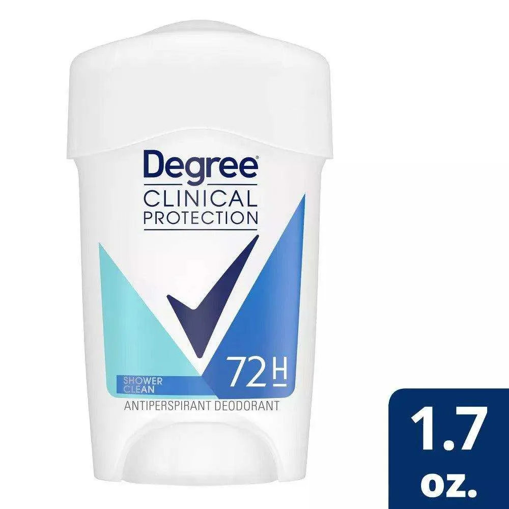Degree Shower Clean Clinical Antiperspirant Deodorant - Women