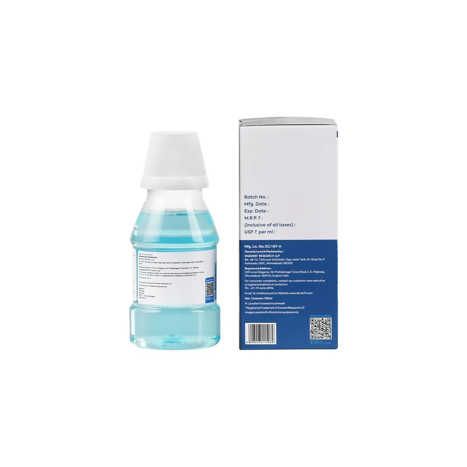 Dente91 Cool Mint Mouthwash