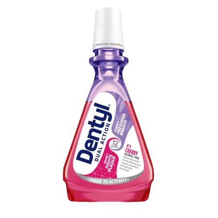 Dentyl Dual Action Icy Cherry Mouthwash - 500ml