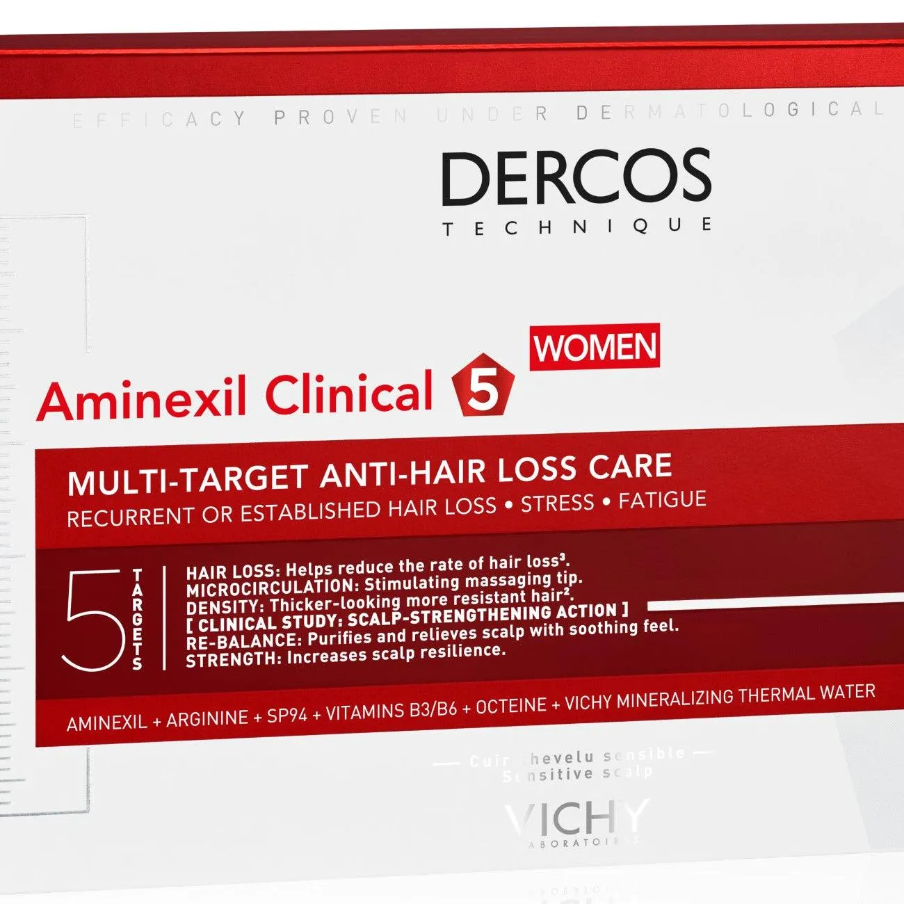 Dercos Aminexil Clinical 5 Women - 21 Monodoses