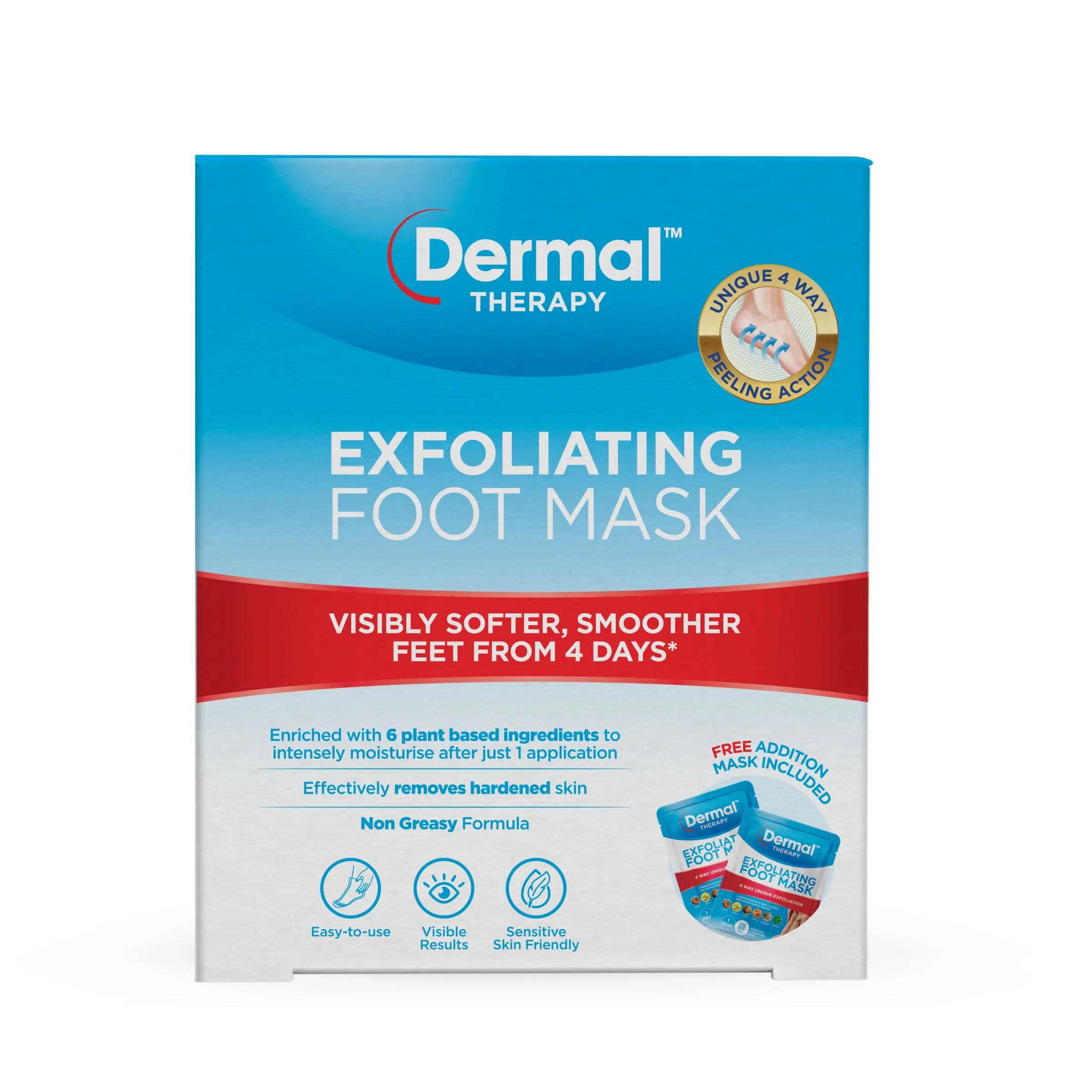 Dermal Therapy Exfoliating Foot Mask