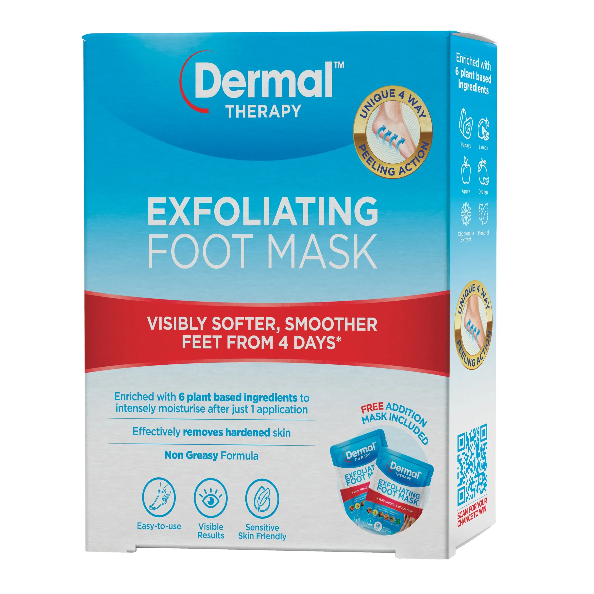 Dermal Therapy Exfoliating Foot Mask