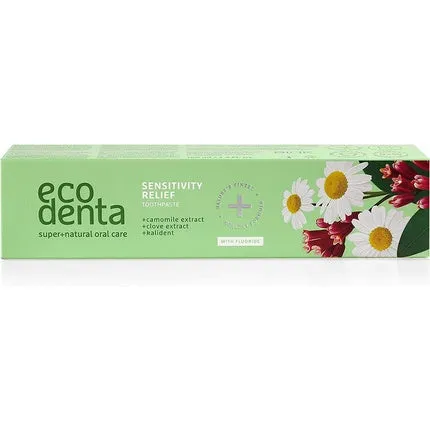 Desensitizing toothpaste with Calident, chamomile extract clove extract 100ml, Ecodenta