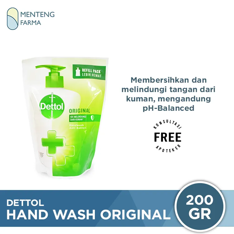 Dettol Handwash Original - 200 Gram Refill Pack