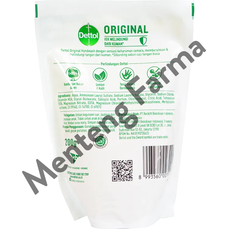 Dettol Handwash Original - 200 Gram Refill Pack